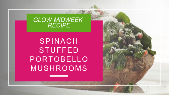 Spinach Stuffed Portobello Mushrooms