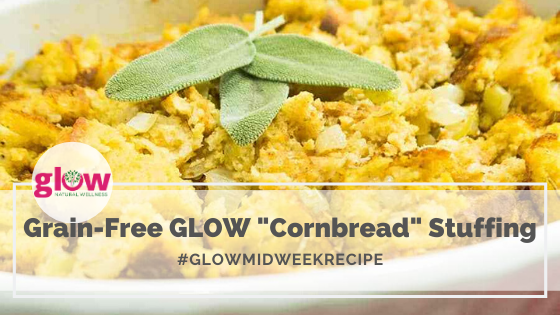 Grain-Free GLOW Cornbread Stuffing