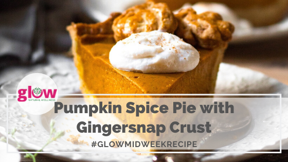 Pumpkin Spice Pie with Gingersnap Crust
