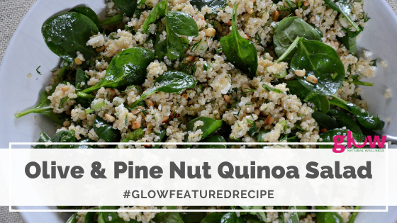 Olive & Pine Nut Quinoa Salad